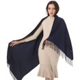 thumbnail image 1 of Chal para mujer Bufanda Pashmina Cachemira Idea de regalo suave Boda Estola de Navidad Ormromra WMZL-2356-1, 1 of 7
