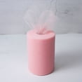 thumbnail image 2 of Craft And Party- Blush Pink 6" x 50-yard Tulle Roll Spool - Tutu Wedding Gift Craft Bow Decoration, 2 of 4