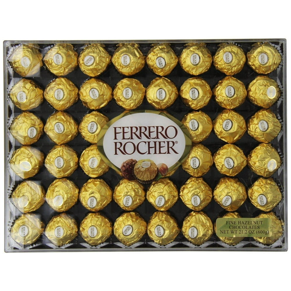 Chocolate Assorted Ferrero Rocher, Flat 48 Count