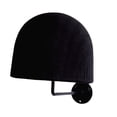 thumbnail image 1 of Soporte para exhibición de sombreros, moderno, con gancho negro, organizador de gorras multiusos., 1 of 6