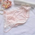 thumbnail image 4 of UAMVSH Underwear for Women Panties Lace Ruffled Bow Knot Cute Underwear Breathable Comfy Briefs, 4 of 4