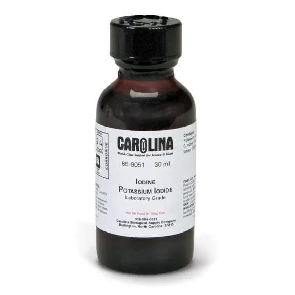 Iodine-Potassium Iodide Solution, Laboratory Grade, 30 mL