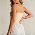 thumbnail image 5 of ANINEO Women Tank Tops Spaghetti Strap Vest Female Yoga Bottoming Underwear Breathable Summer Sleeveless O-Neck Solid Color Basic Camisoles, 5 of 5