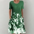 thumbnail image 2 of Patlollav Tops for Women Summer Print Short Sleeve T-Shirt Blouse, 2 of 6
