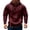 1A# Wine, variant on 1/4 Zip Sweatshirt Mens Fleece Hoodie Casual Long Sleeve Zipper Pullover Royal Blue M