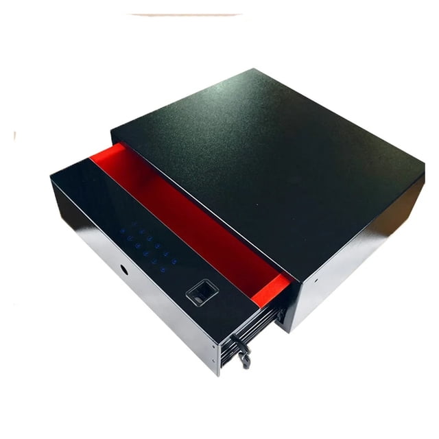 Embedded Hidden Drawer Safe Box Fingerprint Wardrobe Password Box For Home Hotel Valuables,Money Jewelry Collection ,Easy to Install