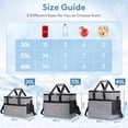 thumbnail image 2 of Bolsa Térmica Lifewit Plegable Gris de 20L para 30 Latas, 2 of 8
