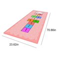 thumbnail image 2 of Hopscotch Kids Runner Rug Soft Plush Play Mat Non-Slip Garden Numbers Collection Educational & Fun Throw Rugs for Boys&Girls Playroom Bedroom Best Gift, 2 of 6