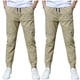 thumbnail image 1 of Odeerbi 3-13 Años Niños 2 Pcs Algodón Lino Pantalones de Deporte Deportivo Entrenamiento de Verano Pantalones de Jogger de Color Sólido Casual Pantalones Sueltos, 1 of 6