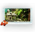 24X12IN, Aquarium Background, River Bed & Lake Aquatic Plant Fish Tank
