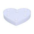 thumbnail image 1 of VGEBY LED Heart‑Shaped Light 6LED Chip Small Night Light For Wedding Birthday Party ND, 1 of 8