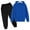 Blue, variant on Kid Pullover Hoodie Jogging Pants Suit for Boy Girls Long Sleeve Hoodie Sweatsuits Tops and Jogger Pants 2Pcs Hood Graphic Hoodie Black, 3-4Y