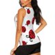 thumbnail image 3 of Fotbe Fly Flying Ladybug Blusas Sin Mangas para Mujer – Estilo Casual, Corte Suelto, Slim-Fit, Cuello Redondo Deportivo, Tops de Verano para Gimnasio y Yoga-Small, 3 of 7