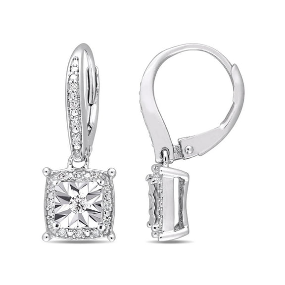 Everly Women's Diamond and Sterling Silver Earrings