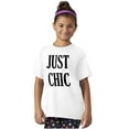 thumbnail image 4 of Just Chic Stylish Pretty Trendy Girls Kids T Shirt Tees Teen Brisco Brands L, 4 of 6