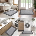 thumbnail image 6 of Machine Washable Kitchen Rug 32" x 48", Non Slip Indoor Door Rug, Absorbent Entrance Runner Rug for Bedroom, Hallway, Bathroom, Floor, 6 of 14