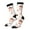 3 Black, variant on Milk Tea Print Adult Socks for Men & Women,Calf Socks, Ankle Socks,Boots Socks,Breathable Casual Sock,Unisex Crew Socks