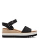thumbnail image 2 of Sandalia Cuña Diana TOMS Mujer Cuero Negro Talle 8.5, 2 of 6