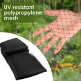 thumbnail image 4 of Chainplus Bird Netting for Garden Protection Plastic Fence, Garden Fencing Garden Netting Pest Barrier 7ft x 65ft, Rabbit Fence, Flower Bed Fencing, Black, 4 of 8