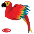 thumbnail image 6 of 6 Pack Beistle Luau Party Plush Parrot Hat, 6 of 9