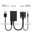 thumbnail image 3 of APICH Convertidor Vga A Hdmi Video + Audio, Adaptador Vga A Hdmi Video + Audio 1080p, 3 of 6