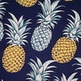 thumbnail image 6 of HAOXIT Pineapple Fruit Navy Cloth for Round Tables with Elastic Tablecloth Table Cover for Dining Kitchen Parties 54-58, 6 of 8