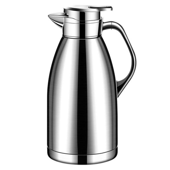 2.3L Large Capacity Thermal Coffee Carafe Tea Pots Stainless Steel Double Wall Vacuum Insulated Bottle Vacuum Flask Cups