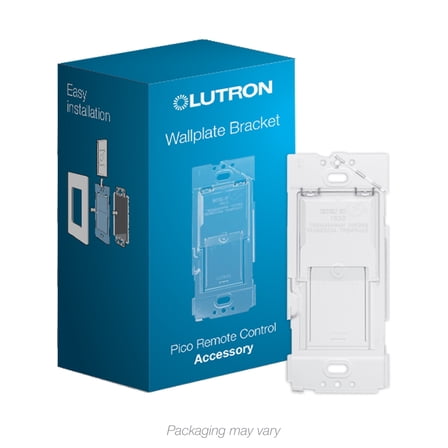 Lutron Caseta Wireless Wall Plate Bracket for Pico Smart Remote, Clear/Transparent