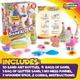 thumbnail image 7 of Creative Kids DIY Super Sand Art and Crafts Activity Kit for Kids – 10 x Sand Art Bottles, 9 x Vibrant Colored Sand Bags & 1 x Glitter Bag – STEM Playset - Craft Gift for Boys & Girls 6 +, 7 of 7
