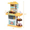 thumbnail image 2 of Gymax Kitchen Playset Kids Play Kitchen Toy Accessories Set w/Realistic Lights &Sounds, 2 of 10