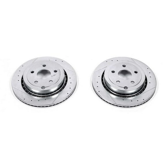 Power Stop AR82137XPR Evolution Drilled & Slotted Rotors -Rear