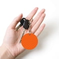 thumbnail image 5 of Naloa Orange Scales Print Round Keychain Keychain Key Ring, Key Tag, Key Chain Bulk for Gift Accessories (Round), 5 of 7