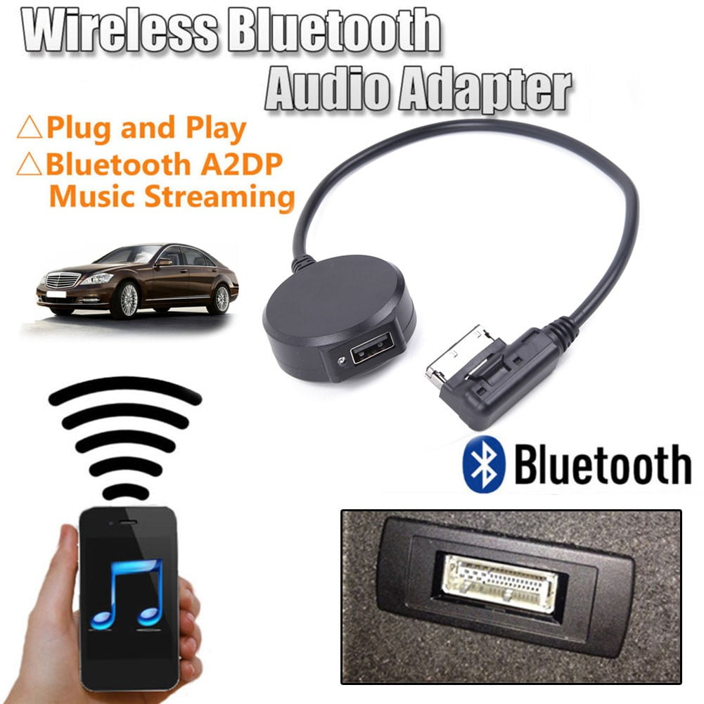 Car Wireless Bluetooth Interface Music Adapter Audio Cable AUX Cable with USB 