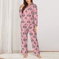 thumbnail image 3 of Wukai Valentine'S Day Panda Print Women's Pajama Set - Soft Long Sleeve Sleepwear for Comfort and Style-X-Large, 3 of 9