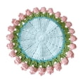 thumbnail image 1 of YWIYIUD 1PC 3.94inch Vintage Crochet Pattern Flower Bouquet Flower Insulation Pads Knitting Kit with Cotton Thread for Desktop Protection DIY Craft Accessories Tools Set and Home Decoration, 1 of 7