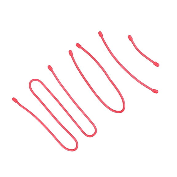 PTOOTP Silicone Belt Straps 12Pcs Red for Outdoor Use