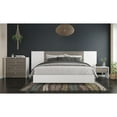 thumbnail image 6 of Bowery Hill Nightstand 1 Drawer White and Bark Gray, 6 of 14