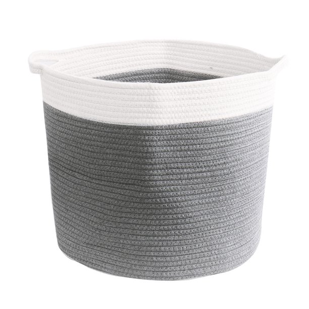 Unique Bargains Household Cotton Rope Storage Baskets and Bins with