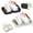 Black+green, variant on Waterproof Pill Pouch Set, Waterproof Pill Organizer Set with 14pcs Bags Inside, 7 to 14 Days of Medicine Vitamins Pouch Organizer, Portable Travel Pill Storage System for Travel