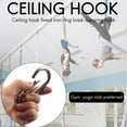 thumbnail image 4 of Heavy Duty Hammock Hanging Kit Eye Plates Ceiling Wall Mount Anchor Hooks Hanger for Swing Chair, 4 of 8