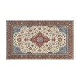 thumbnail image 2 of Boho Orange Farmhouse Cute Tribal Aesthetic (15) Rugs and Mats Non Skid Washable Absorbent Microfiber Soft Kitchen Mat for Floor Set Of 2 Decor Stain Resistant 17"x47"+17"x30", 2 of 7