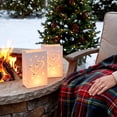 thumbnail image 4 of 30 Pcs Luminary Bags, Fire-Retardant White Paper Luminary Candle Bags with Heart Pattern for Christmas Weddings Birthday Valentine's Day Halloween Party Decoration, 4 of 6