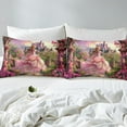 thumbnail image 3 of YST Princess Comforter Cover Queen Size,Rose Floral Bedding Set Flower Decor Rustic Farmhouse Bed Set With 2 Pillowcases,No Comforter, 3 of 5