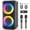T27-T, variant on JYX Bluetooth Speaker, Dual 6.5'' Subwoofer Portable Party Speaker System for Outdoor, Deep Bass Party Box with Led Lights, T27-T