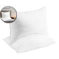 thumbnail image 1 of Dvruxg 2pcs Satin Stripe Pillow Core Home Use Pillow Core Multi Sleeping Position Pillow Core Various Sleeping Position Pillow Core, 1 of 5