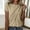 *Beige, variant on Women's Crew Neck Short Sleeve Ruched T-Shirt,Casual Fitted Solid Basic Top Gray,Women's Plus XXL