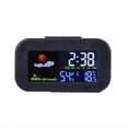 thumbnail image 1 of Weather Station Clock with Color Display Temp&Humidity Monitor, 1 of 5