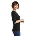 thumbnail image 3 of District ® Women's Perfect Weight ® 3/4-Sleeve Tee. DM107L, 3 of 6