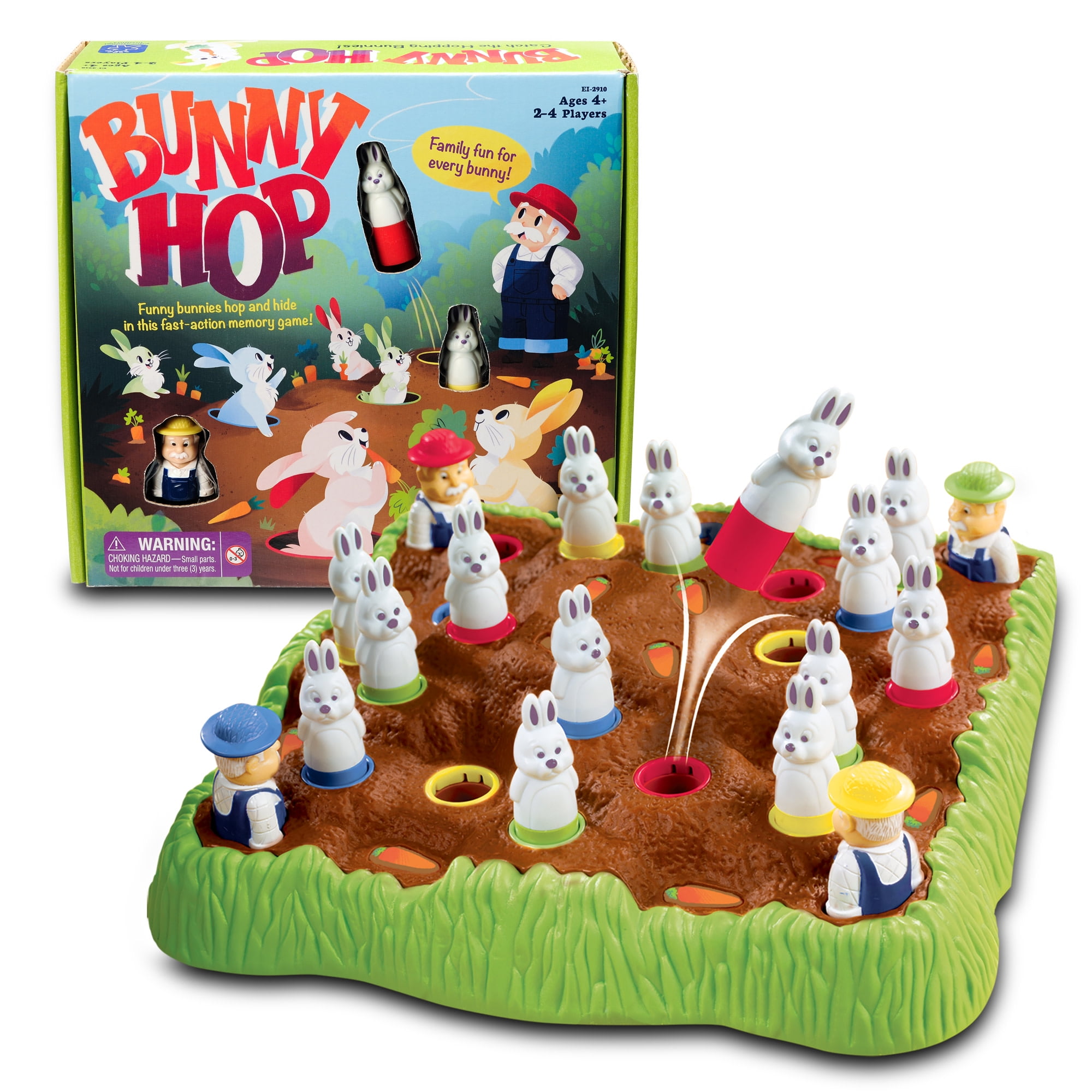 Educational Insights Bunny Hop Preschool Board Game, Matching Memory Game, 2-4 Players, Ages 4+ Educational Insights Bunny Hop Preschool Board Game, Matching Memory Game, 2-4 Players, Ages 4+