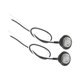 thumbnail image 1 of Luces de remolque LED para camiones Unique Bargains 0.73" 24V luces de marcador de plástico impermeables blancas 2 piezas, 1 of 7
